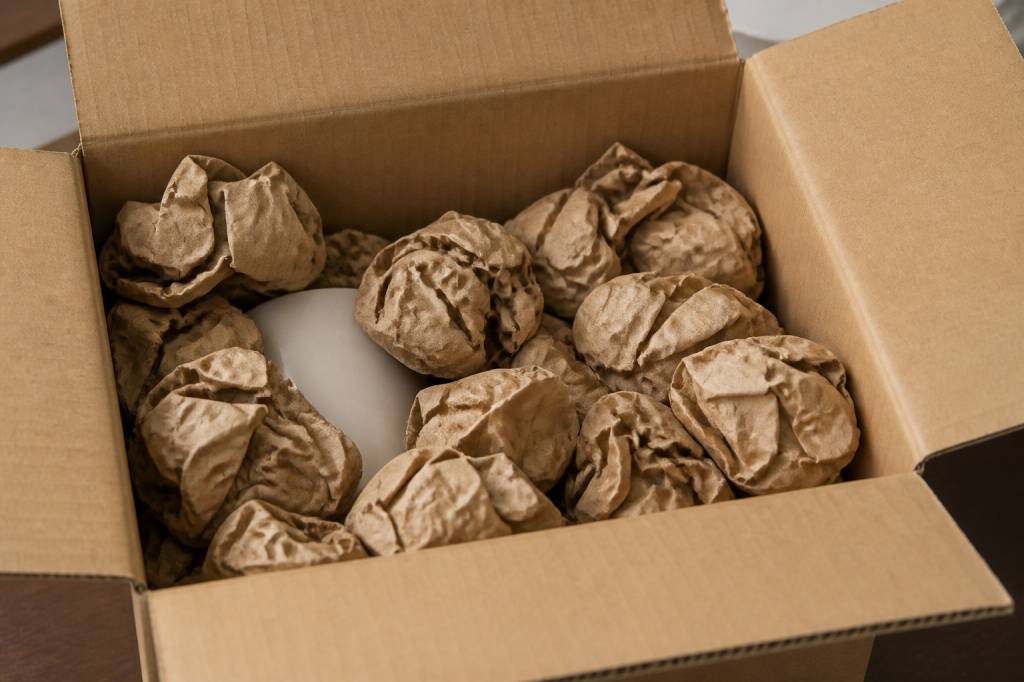 Balles de cartons sans pfas pour un emballage écologique et sécurisé